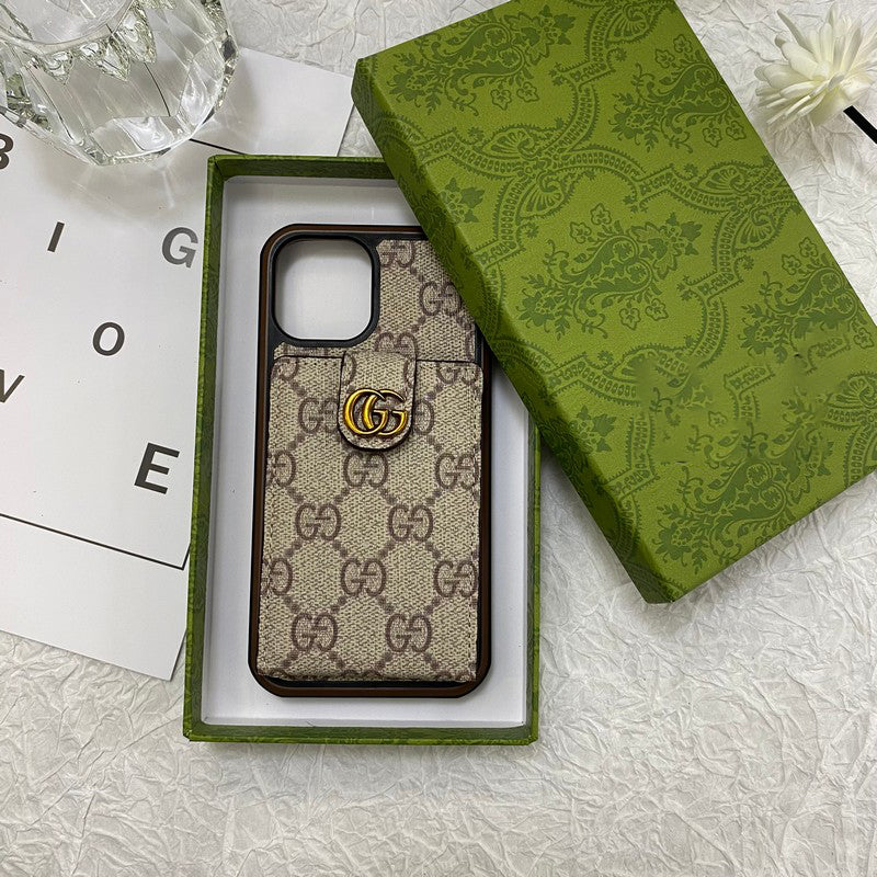 GG Card Bag Chain iPhone Case