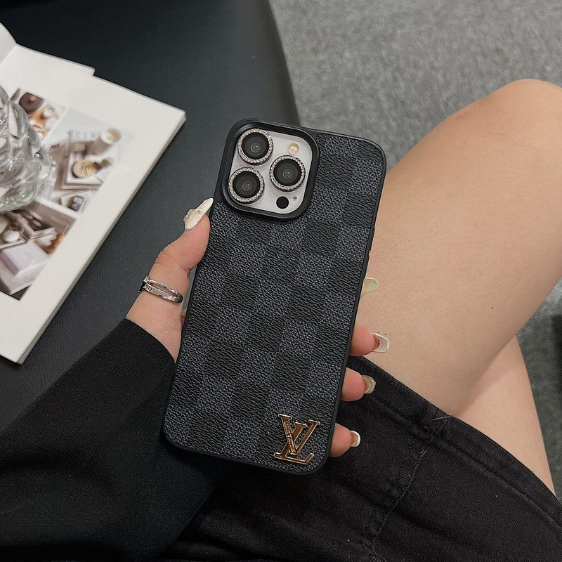 Louis Classic Leather iPhone Case