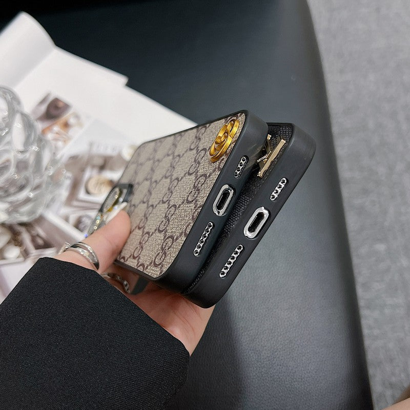Louis Classic Leather iPhone Case