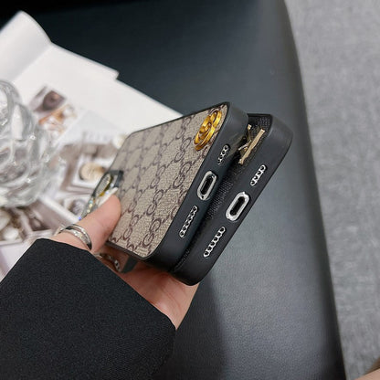 Louis Classic Leather iPhone Case
