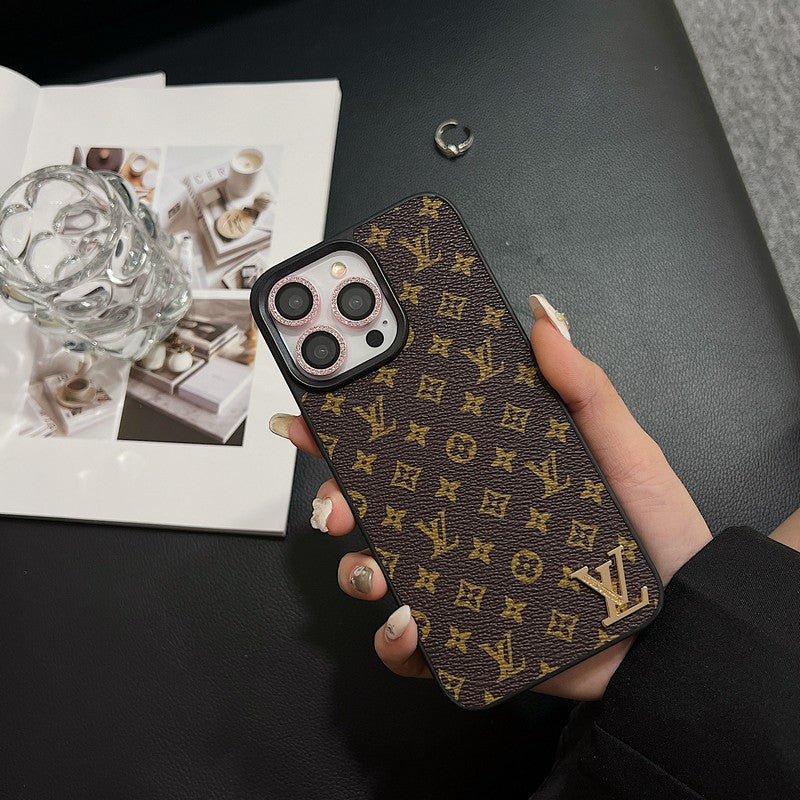 Louis Classic Leather iPhone Case