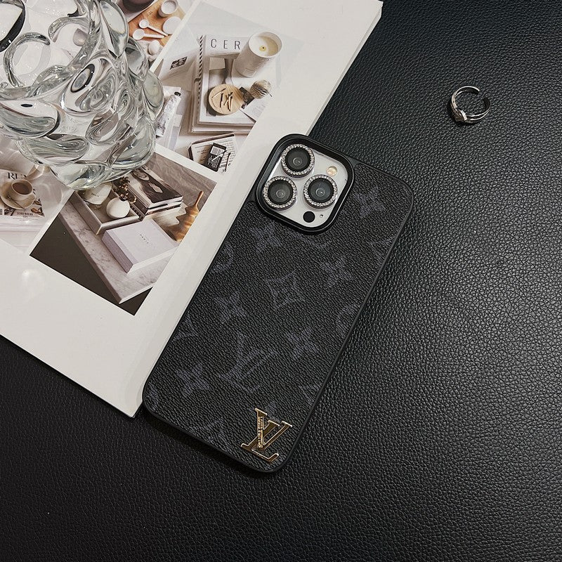 Louis Classic Leather iPhone Case