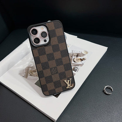 Louis Classic Leather iPhone Case