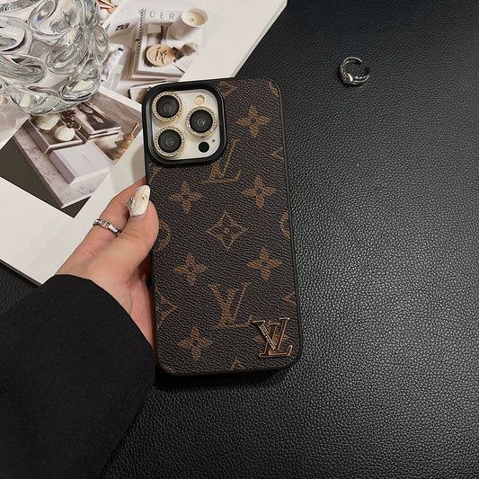 Louis Classic Leather iPhone Case