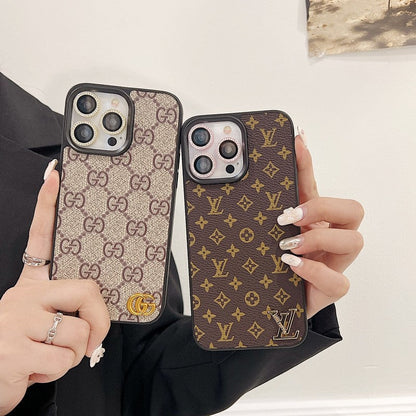 Louis Classic Leather iPhone Case