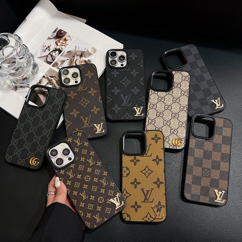 Louis Classic Leather iPhone Case
