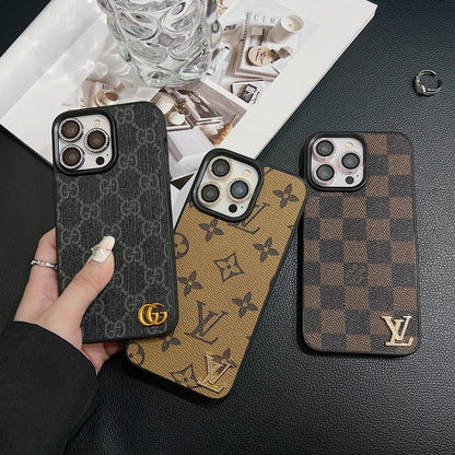 Louis Classic Leather iPhone Case