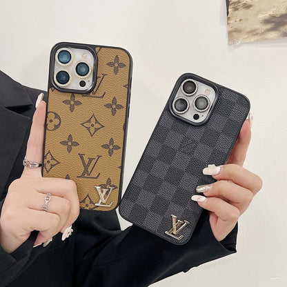 Louis Classic Leather iPhone Case