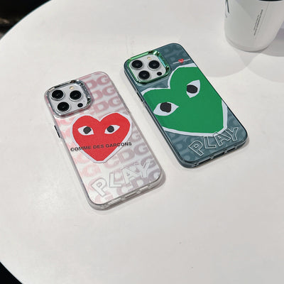 CD Play Green & Red iPhone Case