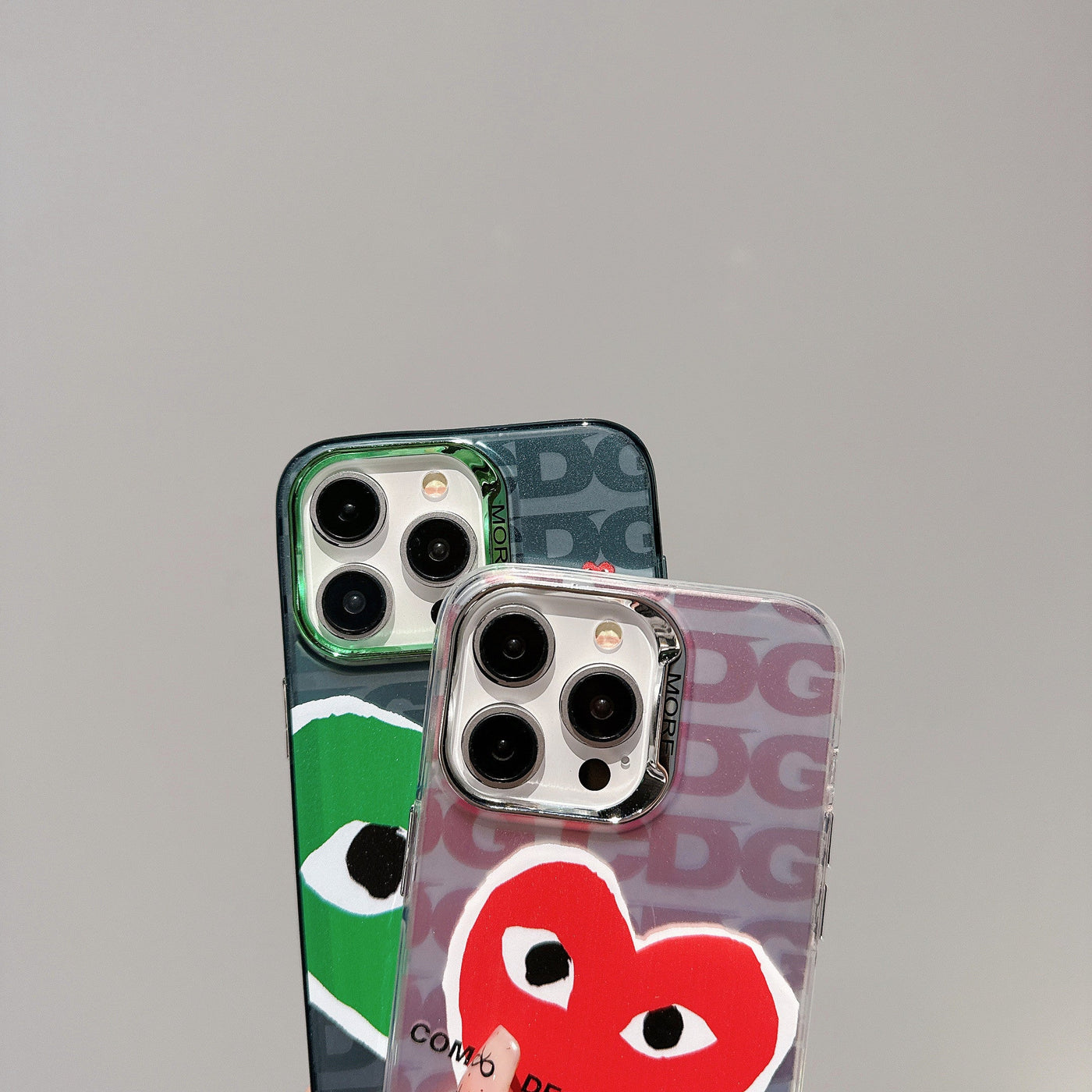 CD Play Green & Red iPhone Case