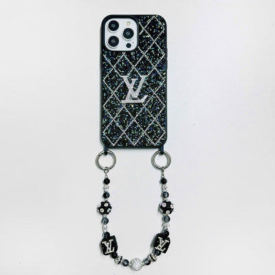 Louis Diamond Chain iPhone Case