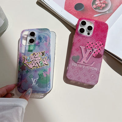 Louis Glitter iPhone Case