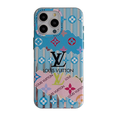 iPhone Case - Louis Vuitton Blue & Pink Case