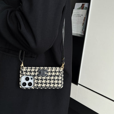 CE Side Card Bag Chain iPhone Case