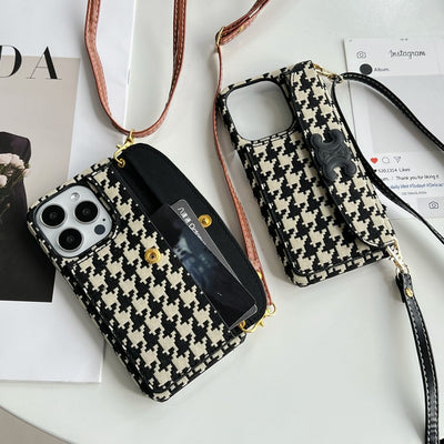 CE Side Card Bag Chain iPhone Case