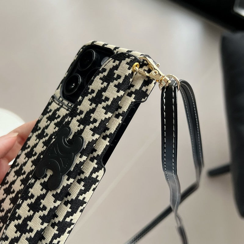 CE Side Card Bag Chain iPhone Case