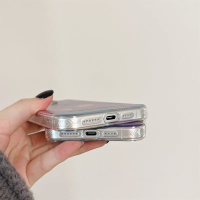 TNFace Purple Laser iPhone Case