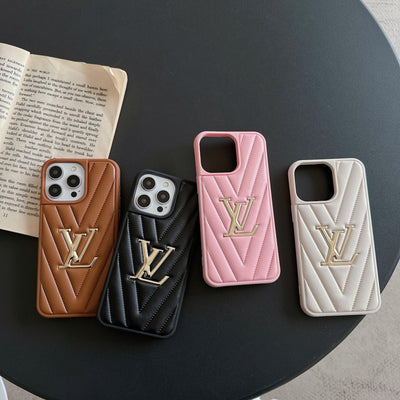 Louis Leather iPhone Case