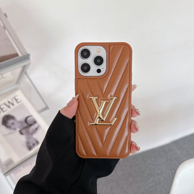 Louis Leather iPhone Case