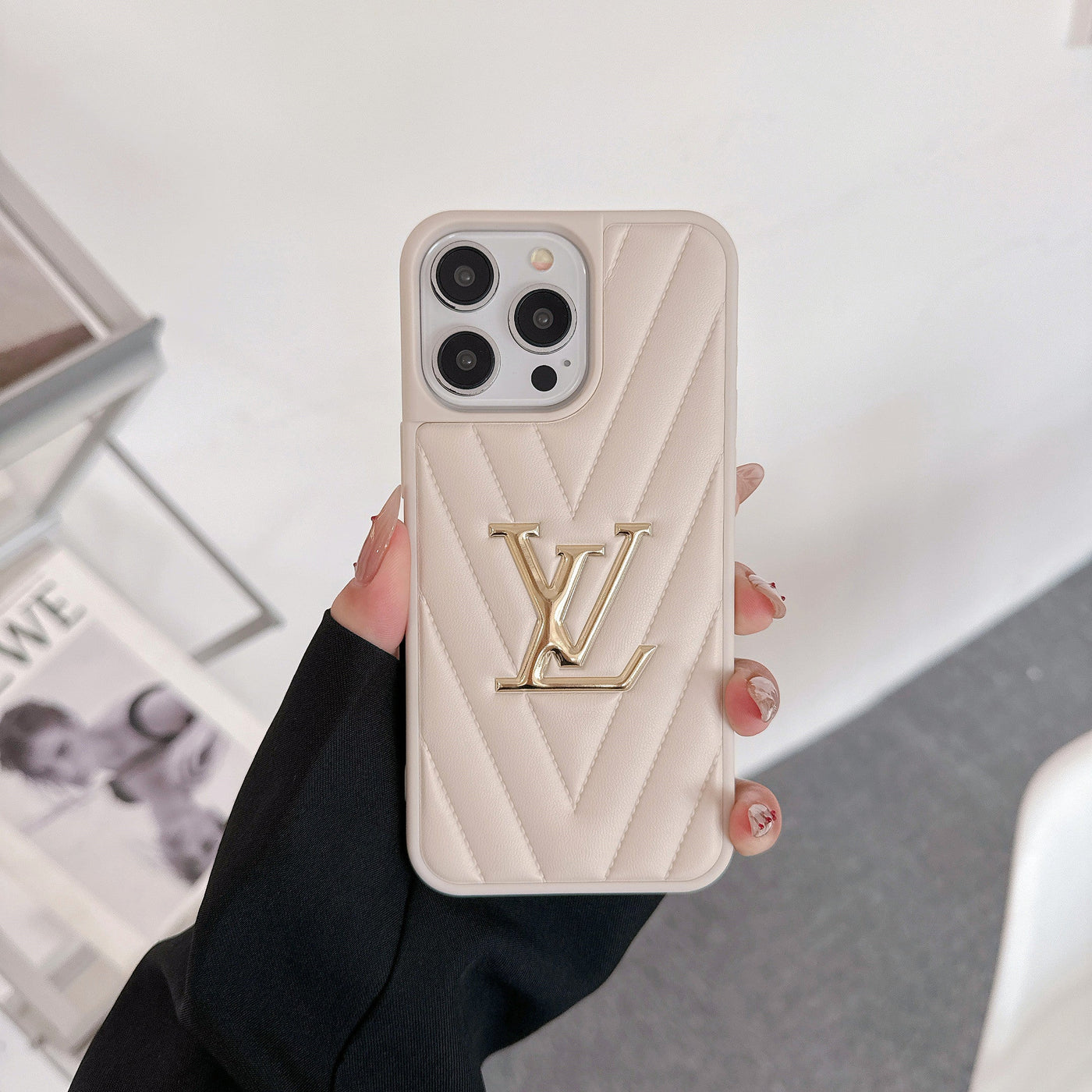 Louis Leather iPhone Case