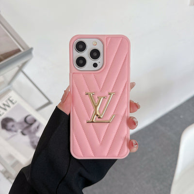 Louis Leather iPhone Case