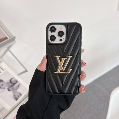 Louis Leather iPhone Case