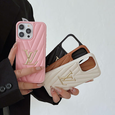 Louis Leather iPhone Case