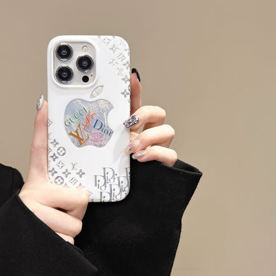 Louis CD GG CC White iPhone Case