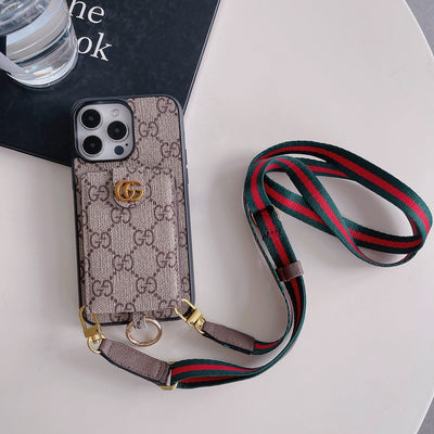 GG Card Bag Chain iPhone Case