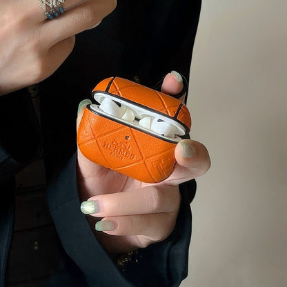 Herm Card Holder Leather iPhone Case + Airpods Case
