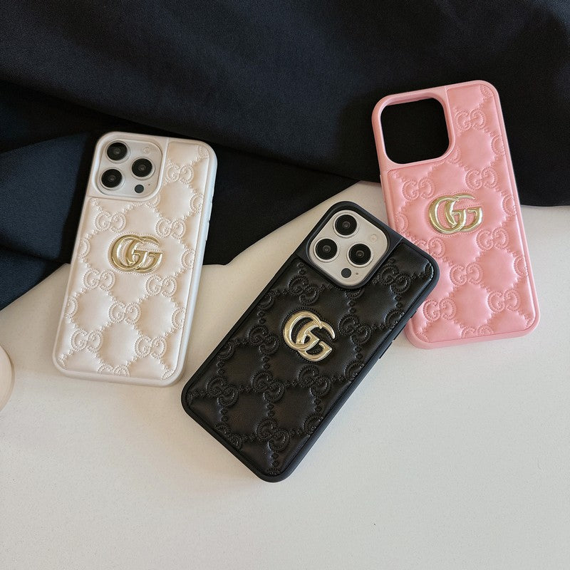 GG Leather Color iPhone Case