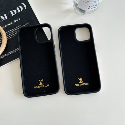 Louis Color Leather iPhone Case