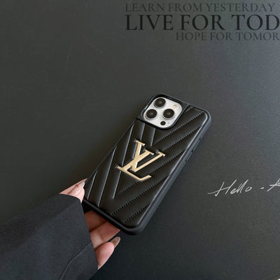 Louis Leather iPhone Case