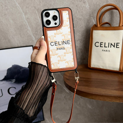 CE Hand Holder Leather 16 iPhone Case