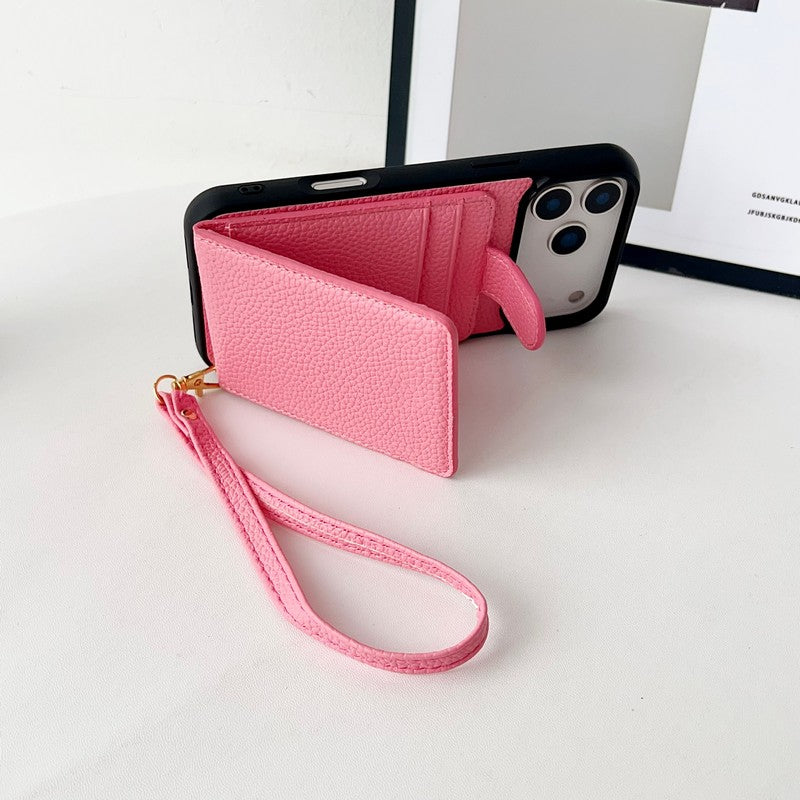 Herm Leather Hand Chain iPhone Case