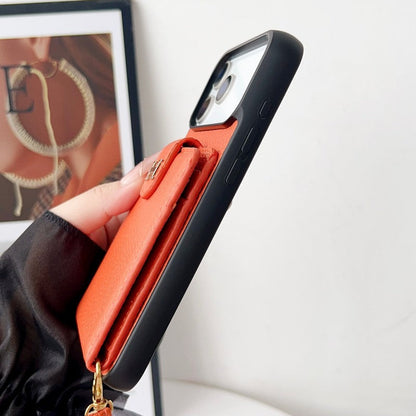 Herm Leather Hand Chain iPhone Case
