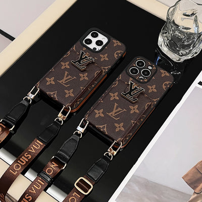 Louis Card Bag Chain iPhone Case