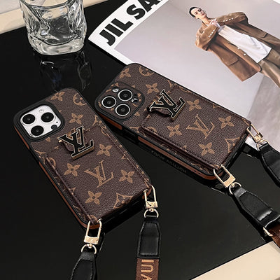 Louis Card Bag Chain iPhone Case