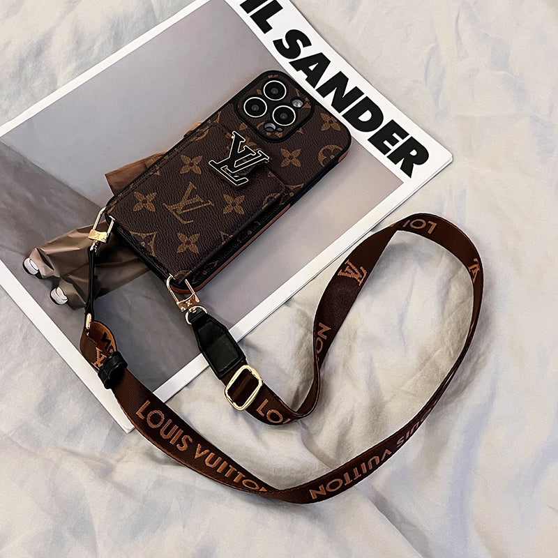 Louis Card Bag Chain iPhone Case