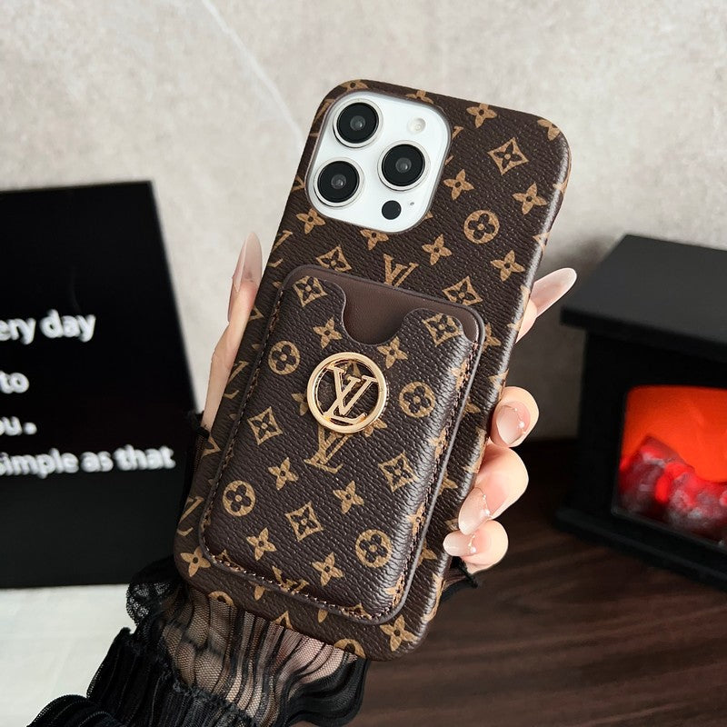 Louis GG New Card Holder iPhone Case