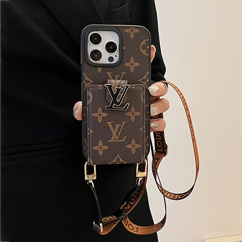 Louis Card Bag Chain iPhone Case