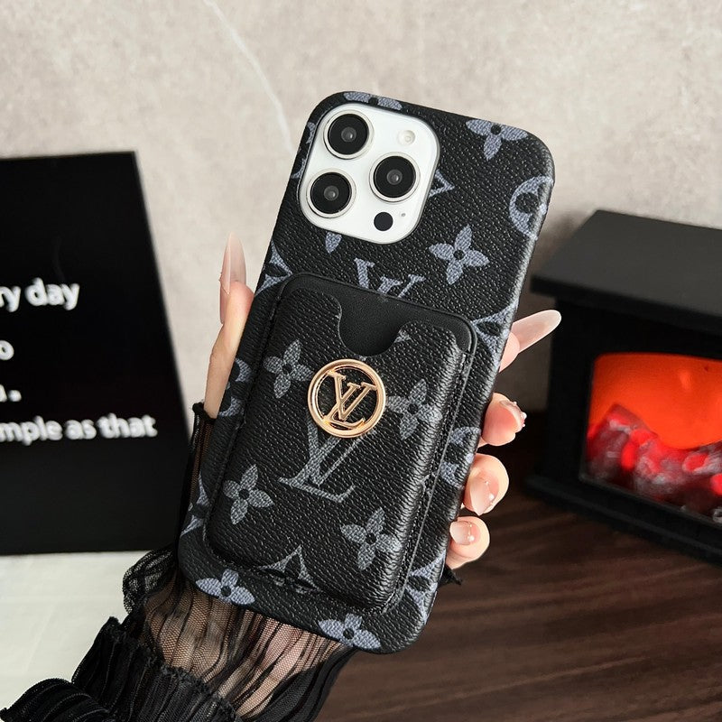 Louis GG New Card Holder iPhone 17 Case
