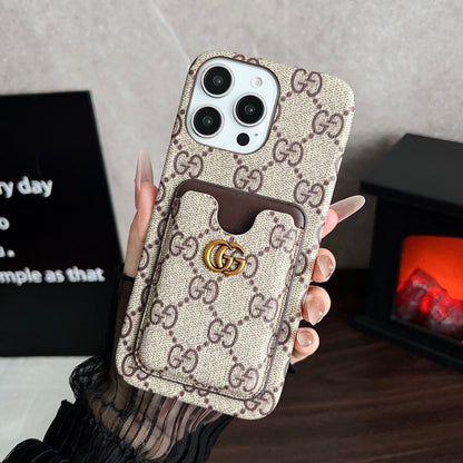 Louis GG New Card Holder iPhone 17 Case