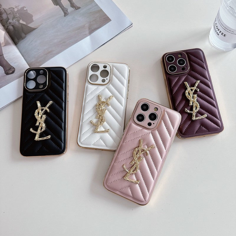 Saint Color Leather iPhone Case