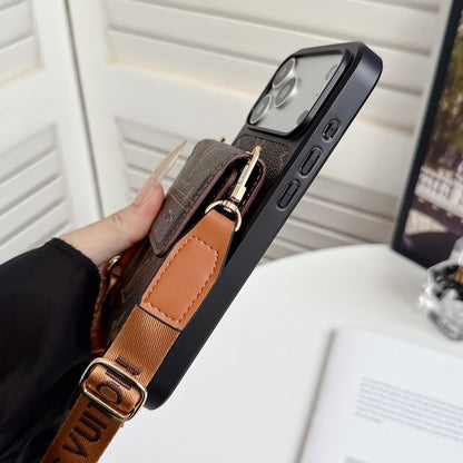 Louis GG Crossbody Chain Card Bag iPhone Case