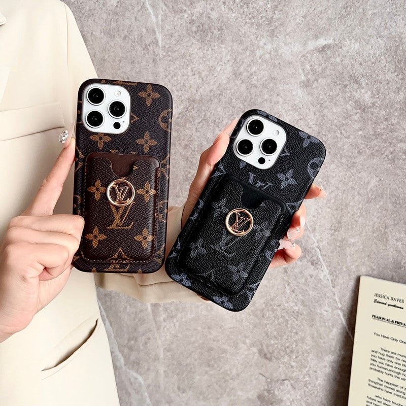 Louis GG New Card Holder iPhone 17 Case