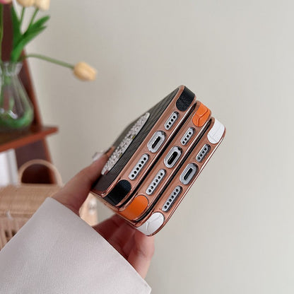 CC Diamond Logo Rose Gold iPhone Case