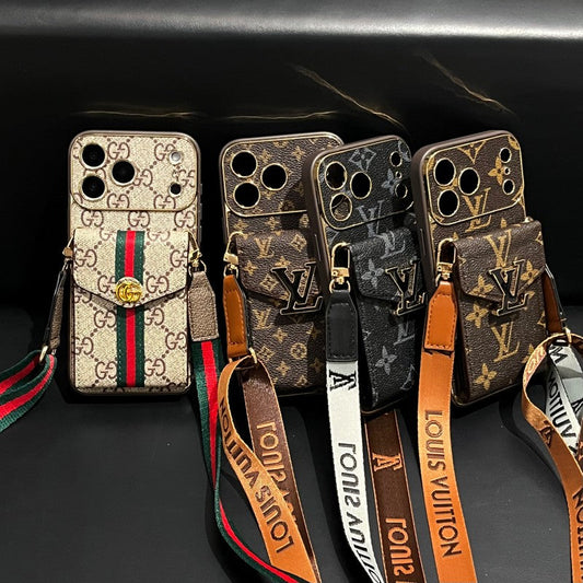 Louis Card Bag Crossbody iPhone Case