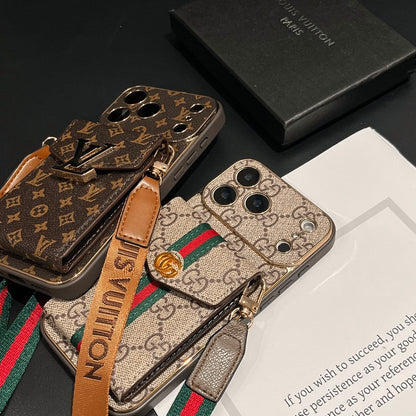 Louis Card Bag Crossbody iPhone Case