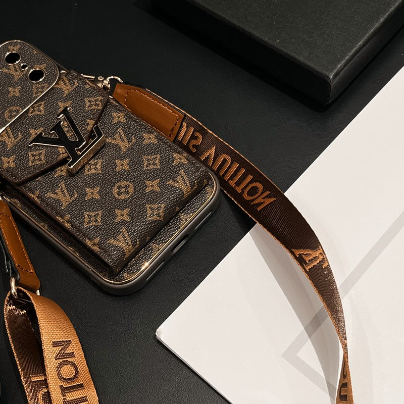 Louis Card Bag Crossbody iPhone Case